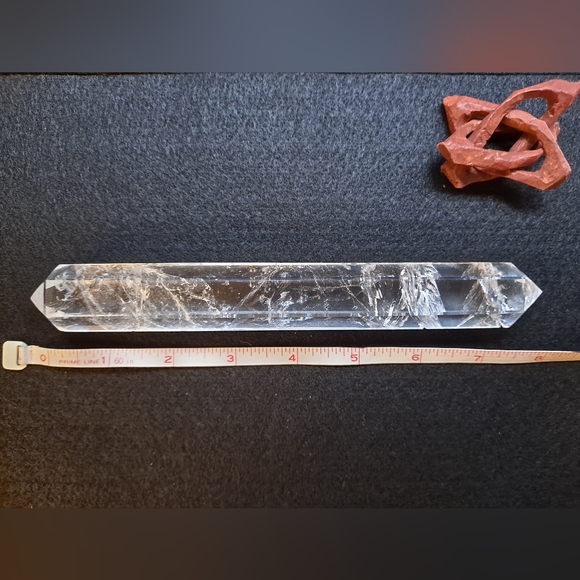 Clear Quartz Crystal Wand - Picture 5 of 5
